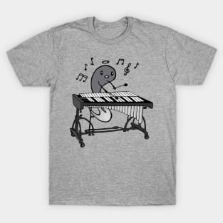 The Angelic Vibraphone Player Mallet Percussionist - A Cute and Charming Musical Journey T-Shirt